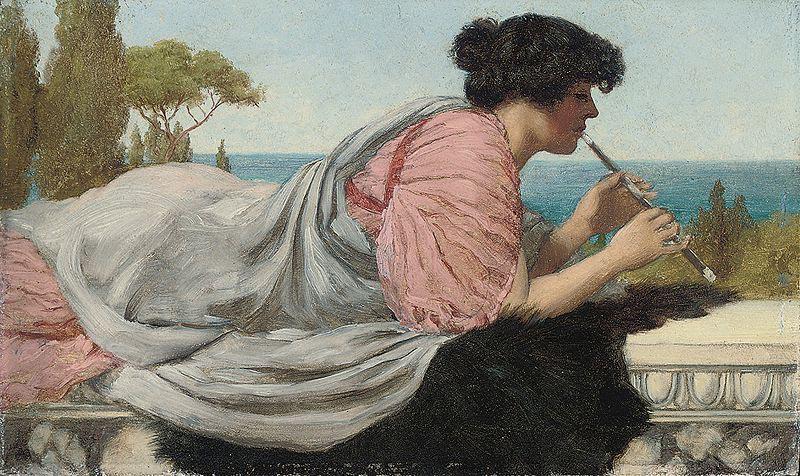 John William Godward The Melody, circa oil painting image